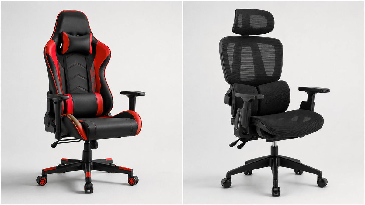 Chaise gaming vs siège ergonomique : quelle différence ?
